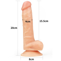 Ultra Soft Dude Gode réaliste Soft Dude 15 x 4cm